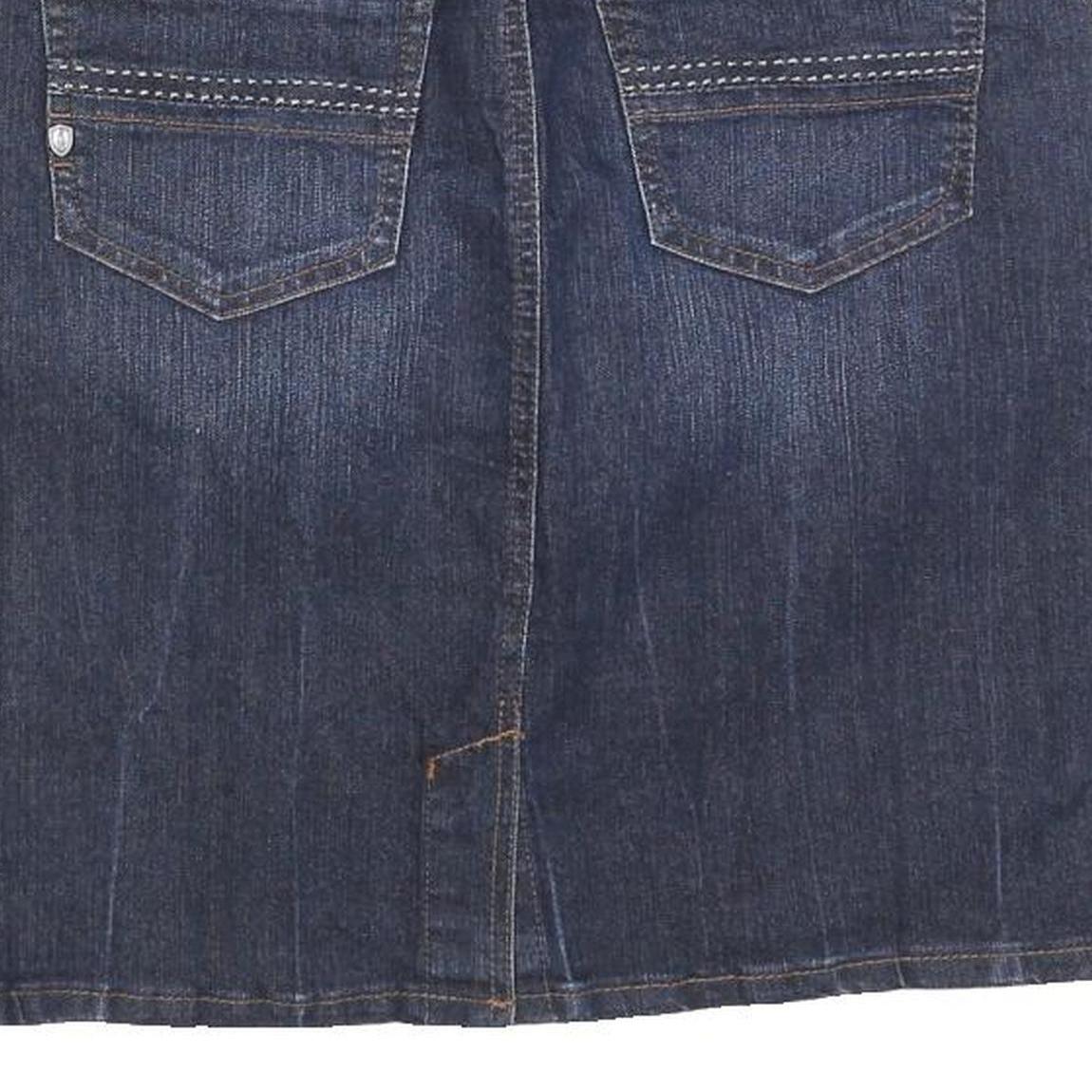 JAG JEANS Womens Blue Denim Mini Cotton Blend Pencil Skirt Size S Stylish Casual