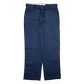 DICKIES Mens Trousers Blue Regular Straight W36 L30