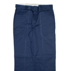 DICKIES Mens Trousers Blue Regular Straight W36 L30