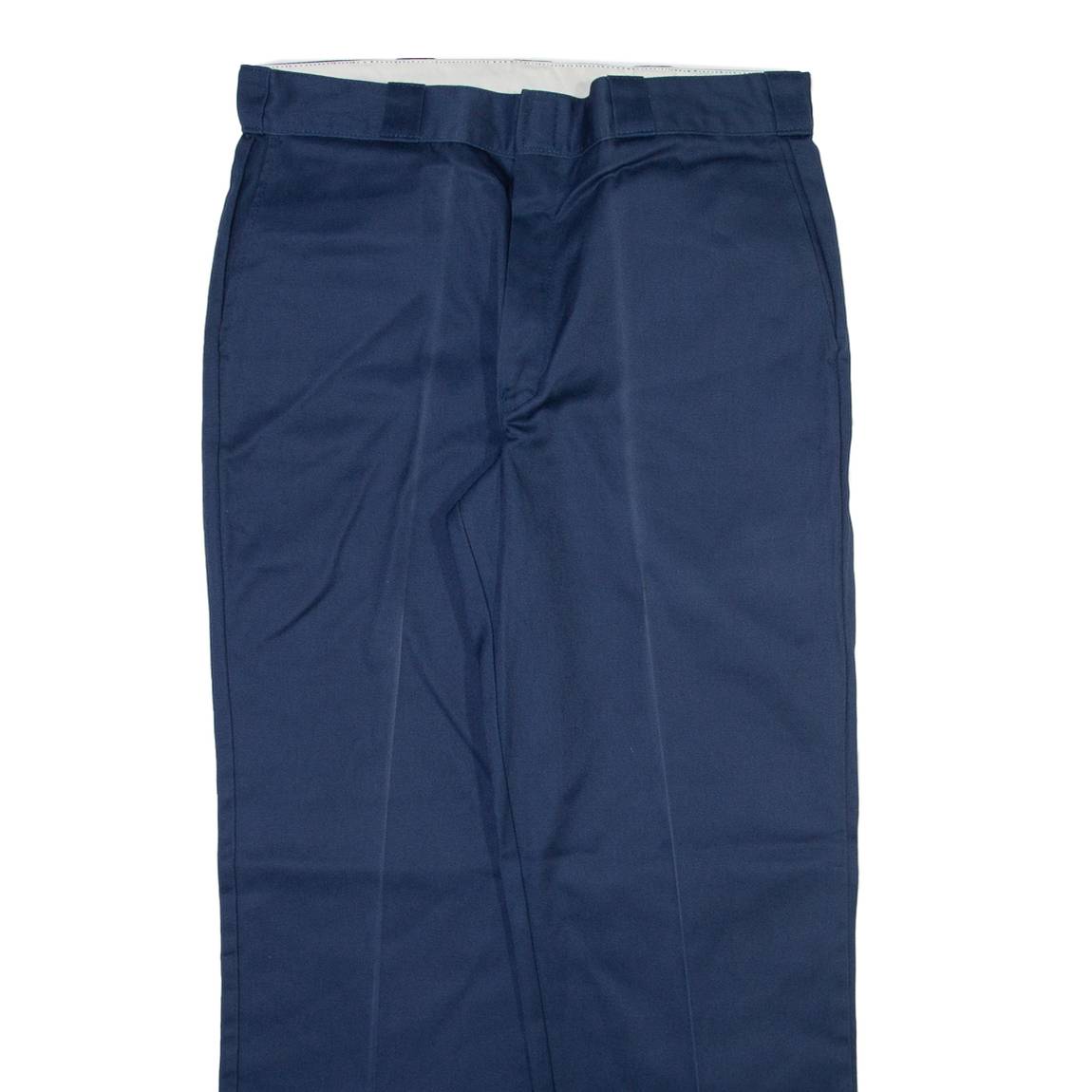 DICKIES Mens Trousers Blue Regular Straight W36 L30