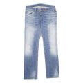 CARHARTT WIP Womens Jeans Light Blue Relaxed Straight Denim W33 L32 Casual Wear