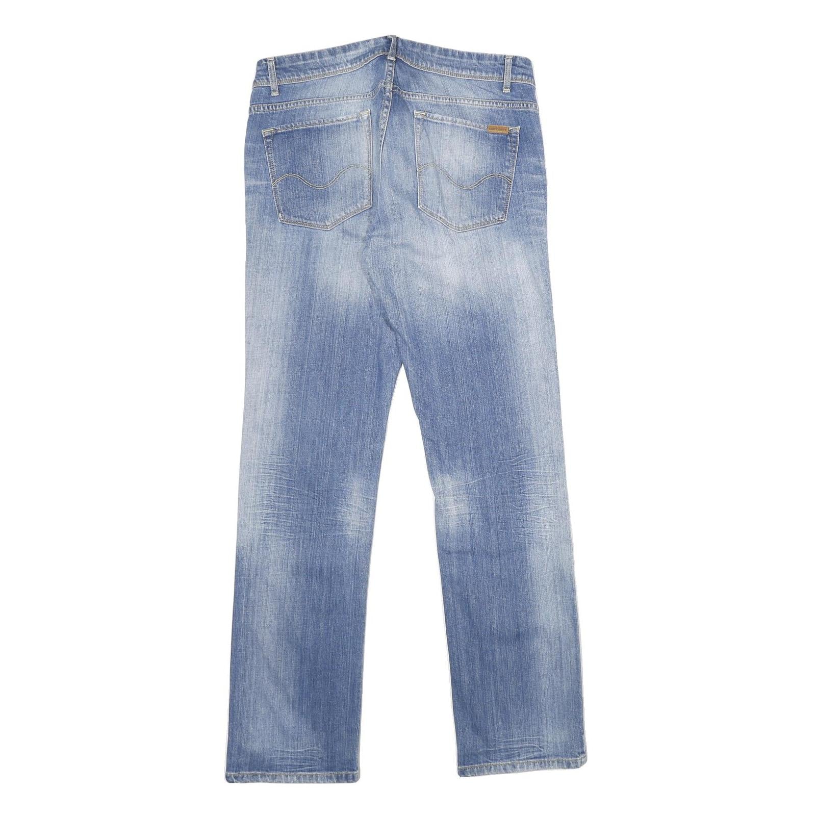 CARHARTT WIP Womens Jeans Light Blue Relaxed Straight Denim W33 L32 Casual Wear