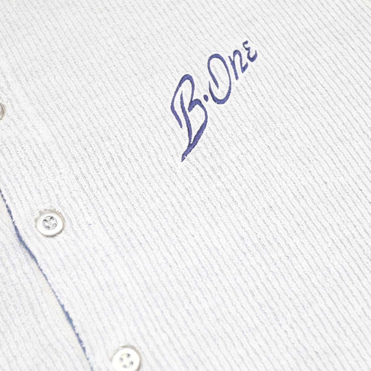 LOTTO Mens White & Blue Polo Shirt Short Sleeve L Cotton Blend Basic Casual
