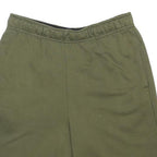 CHAMPION Mens Shorts Green Casual Plain S W28 Cotton Blend Elastic Waist