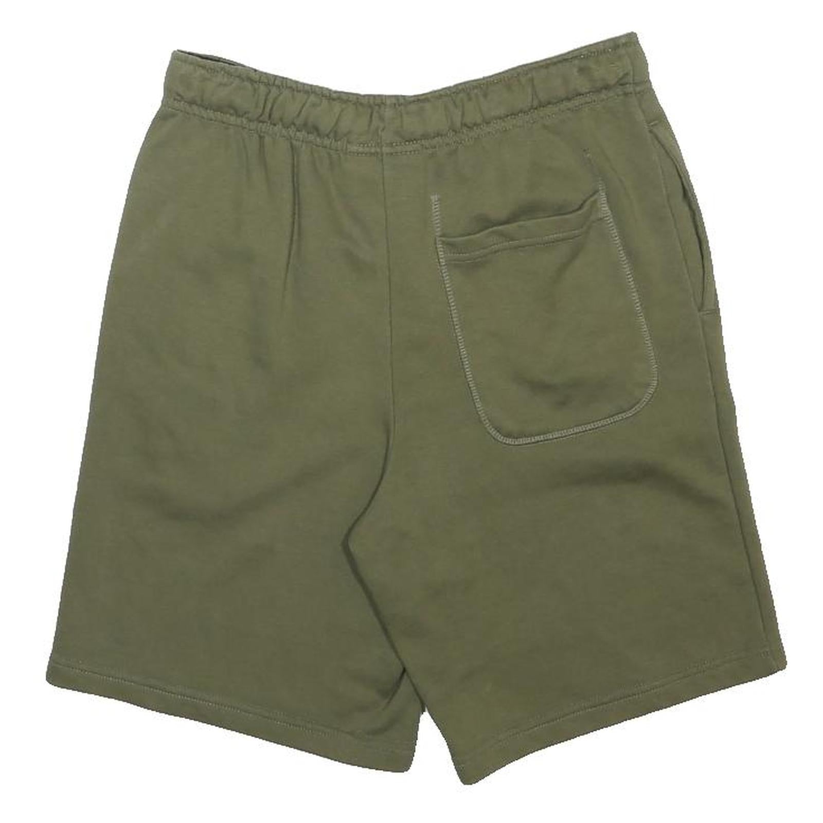 CHAMPION Mens Shorts Green Casual Plain S W28 Cotton Blend Elastic Waist