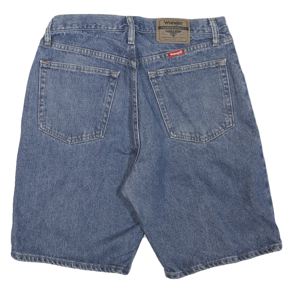 WRANGLER Mens Denim Blue Casual Shorts M W32 Classic Fit Cotton Blend