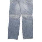 DGNS DENIM Mens Jeans Blue Regular Straight Denim Light W28 L30 Cotton Blend