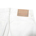 DIESEL Mens Cotton Blend White Regular Button Trousers W32 L32 Stylish