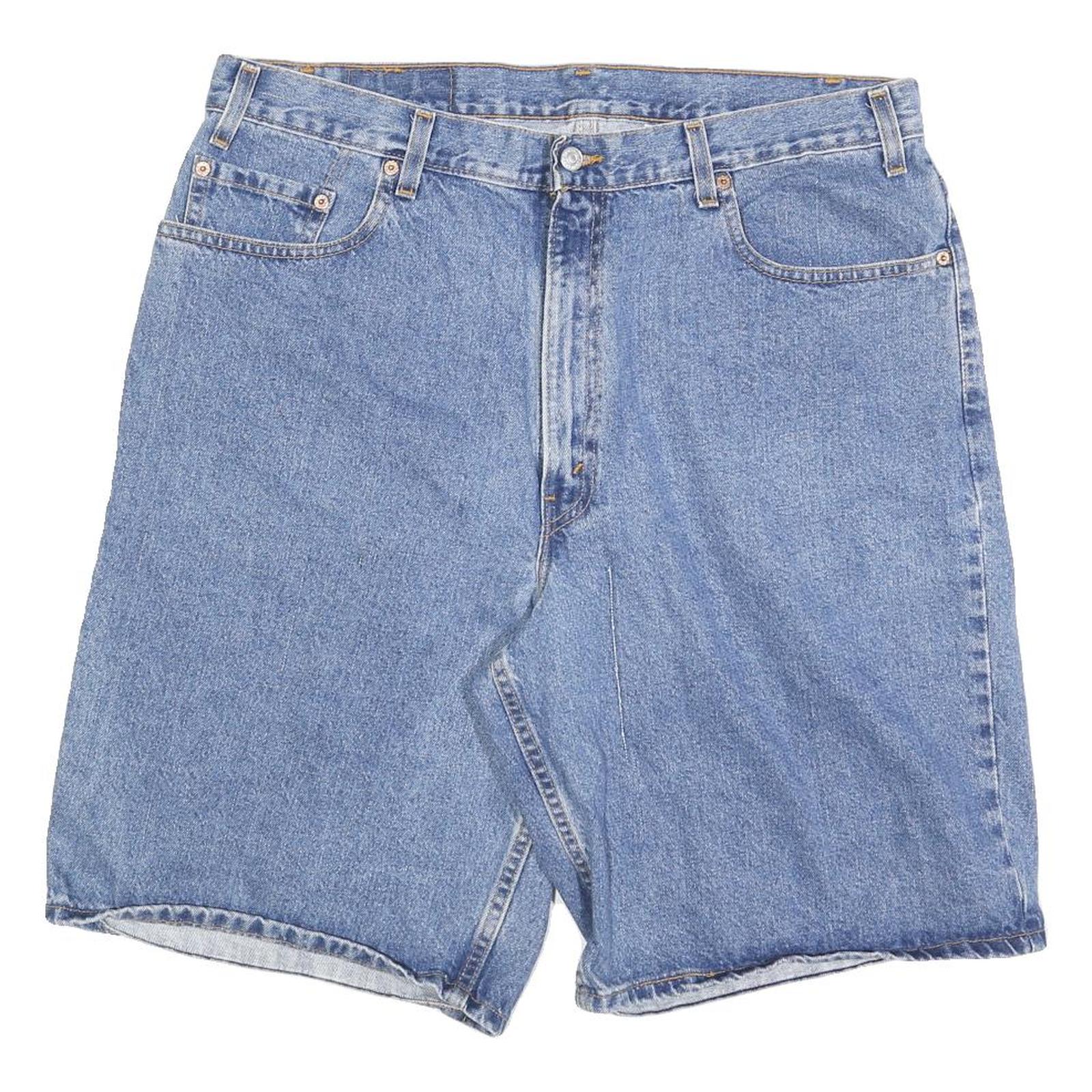 LEVI'S Mens Denim Blue Shorts 2XL W40 Classic Cotton Blend Casual