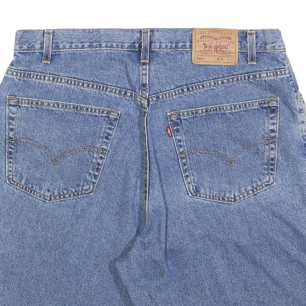 LEVI'S Mens Denim Blue Shorts 2XL W40 Classic Cotton Blend Casual