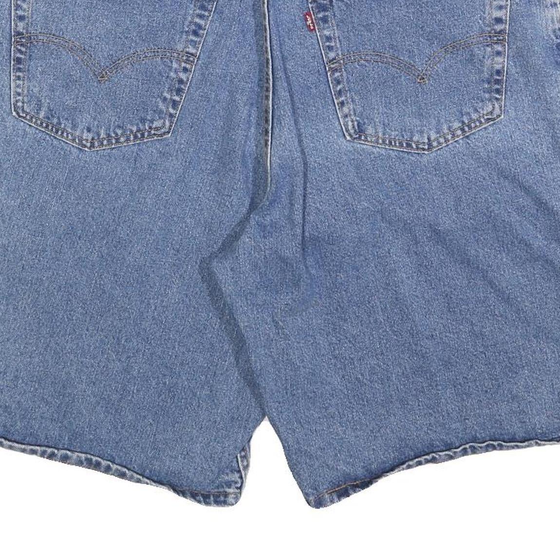 LEVI'S Mens Denim Blue Shorts 2XL W40 Classic Cotton Blend Casual