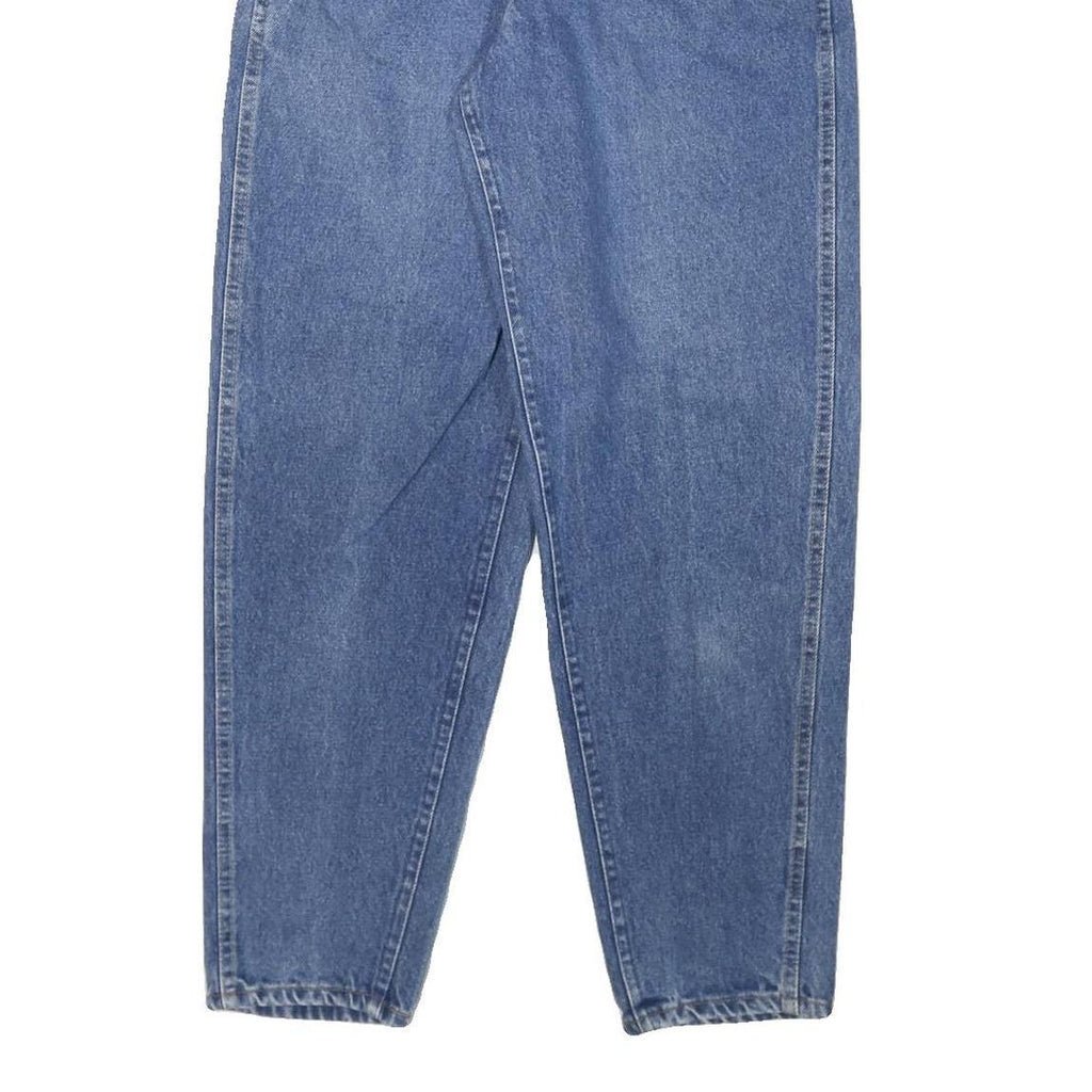 LEE Womens Relaxed Jeans Blue Denim Raw W25 L30 Comfortable Retro Style