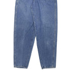 LEE Womens Relaxed Jeans Blue Denim Raw W25 L30 Comfortable Retro Style
