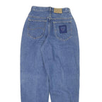 LEE Womens Relaxed Jeans Blue Denim Raw W25 L30 Comfortable Retro Style