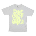 NIKE Mens Grey Graphic T-Shirt M Short Sleeve Crew Neck Cotton Blend Casual