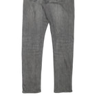 LEVI'S Mens Slim Grey Denim Cotton Blend Jeans W28 L28 Zip Classic Fit