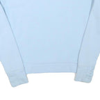 UMBRO Womens Blue Crew Neck XXS Sweatshirt Cotton Blend Zip Detail Casual