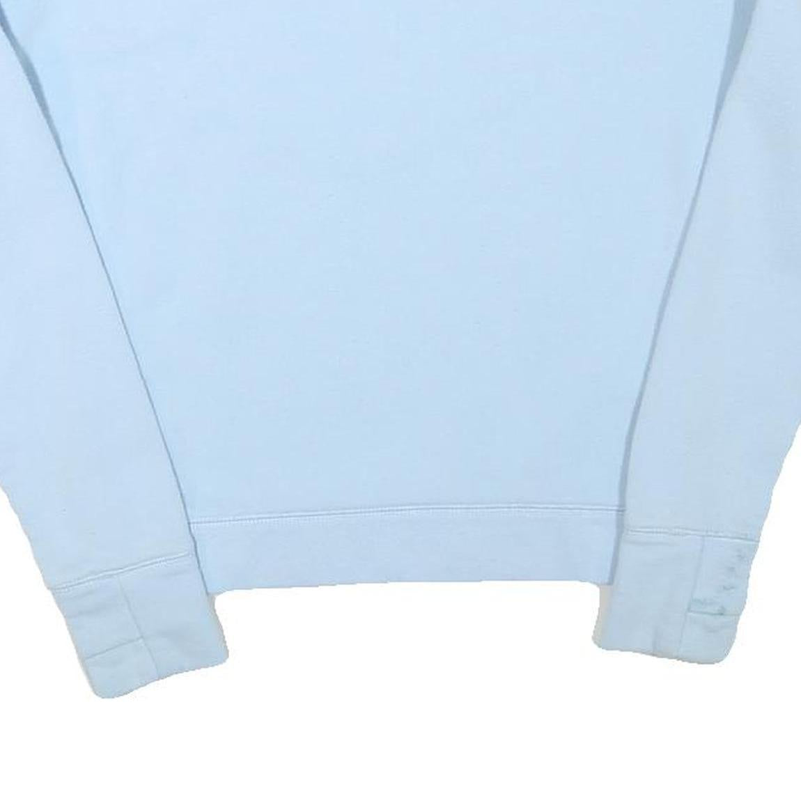 UMBRO Womens Blue Crew Neck XXS Sweatshirt Cotton Blend Zip Detail Casual