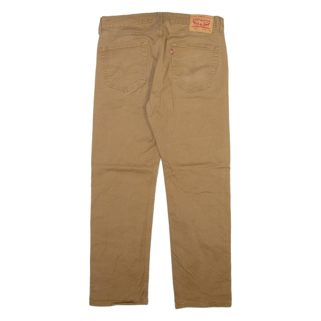 LEVI'S 505 Mens Trousers Beige Regular Straight W32 L28