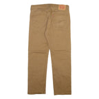 LEVI'S 505 Mens Trousers Beige Regular Straight W32 L28
