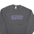 JANSPORT Mens Grey SFSU Crew Neck L Sweatshirt San Francisco State University
