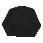 ADIDAS Mens Black Polyester Blend Zip Up Jacket L Fleece Casual Sportswear