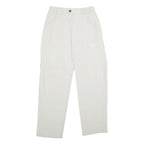 KILIMANJARO Mens Nylon White Regular Leg Trousers W28 L32 Outdoor Zip Pocket