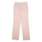 BA&SH Womens Regular Fit Beige Cotton Blend Trousers W26 L32 Zip Closure