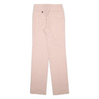 BA&SH Womens Regular Fit Beige Cotton Blend Trousers W26 L32 Zip Closure