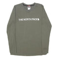 THE NORTH FACE Womens Green XS Long Sleeve Crew Neck Logo Print T-Shirt