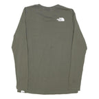 THE NORTH FACE Womens Green XS Long Sleeve Crew Neck Logo Print T-Shirt