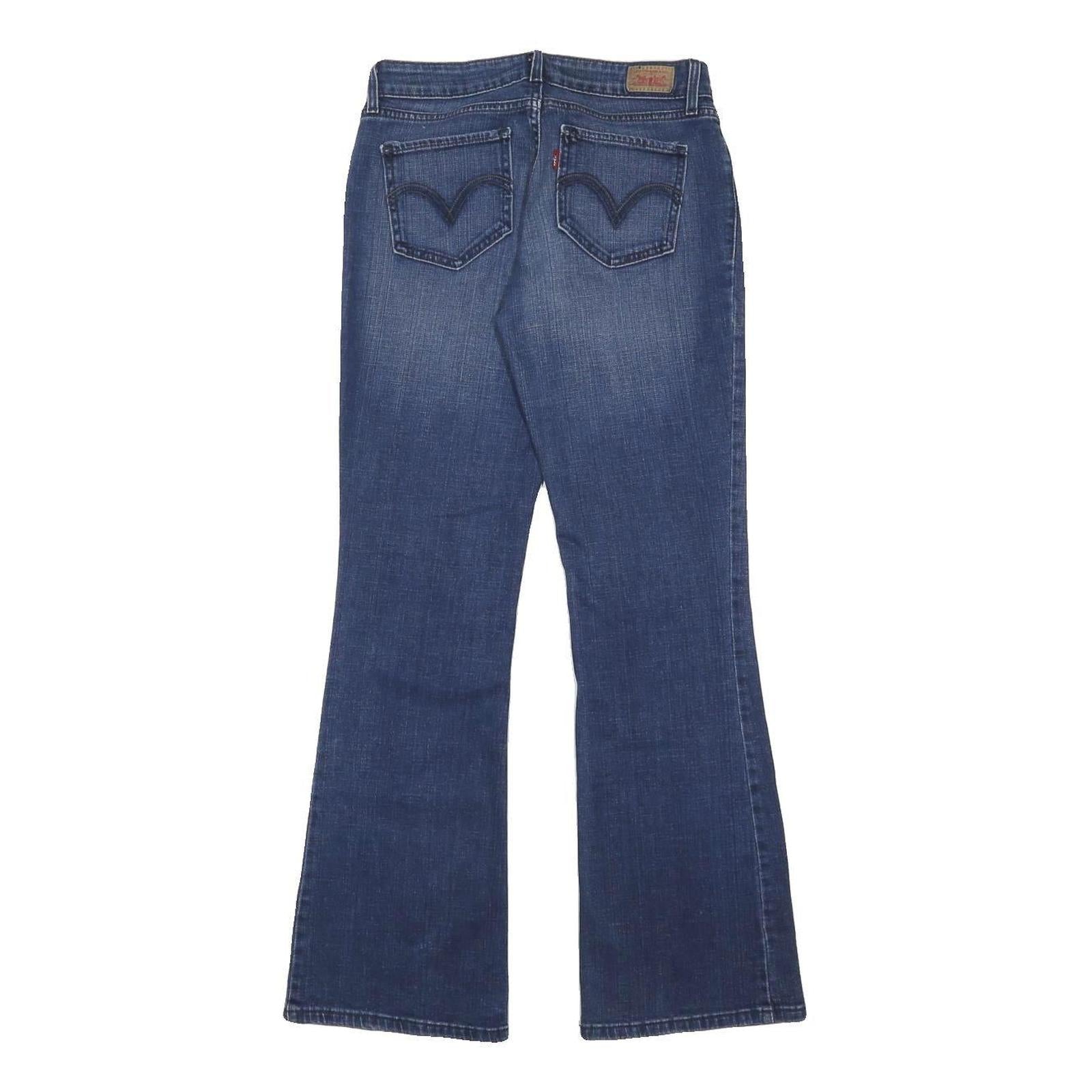 LEVI'S 528 Womens Jeans Blue Regular Bootcut Denim Medium W26 L31 Classic Fit