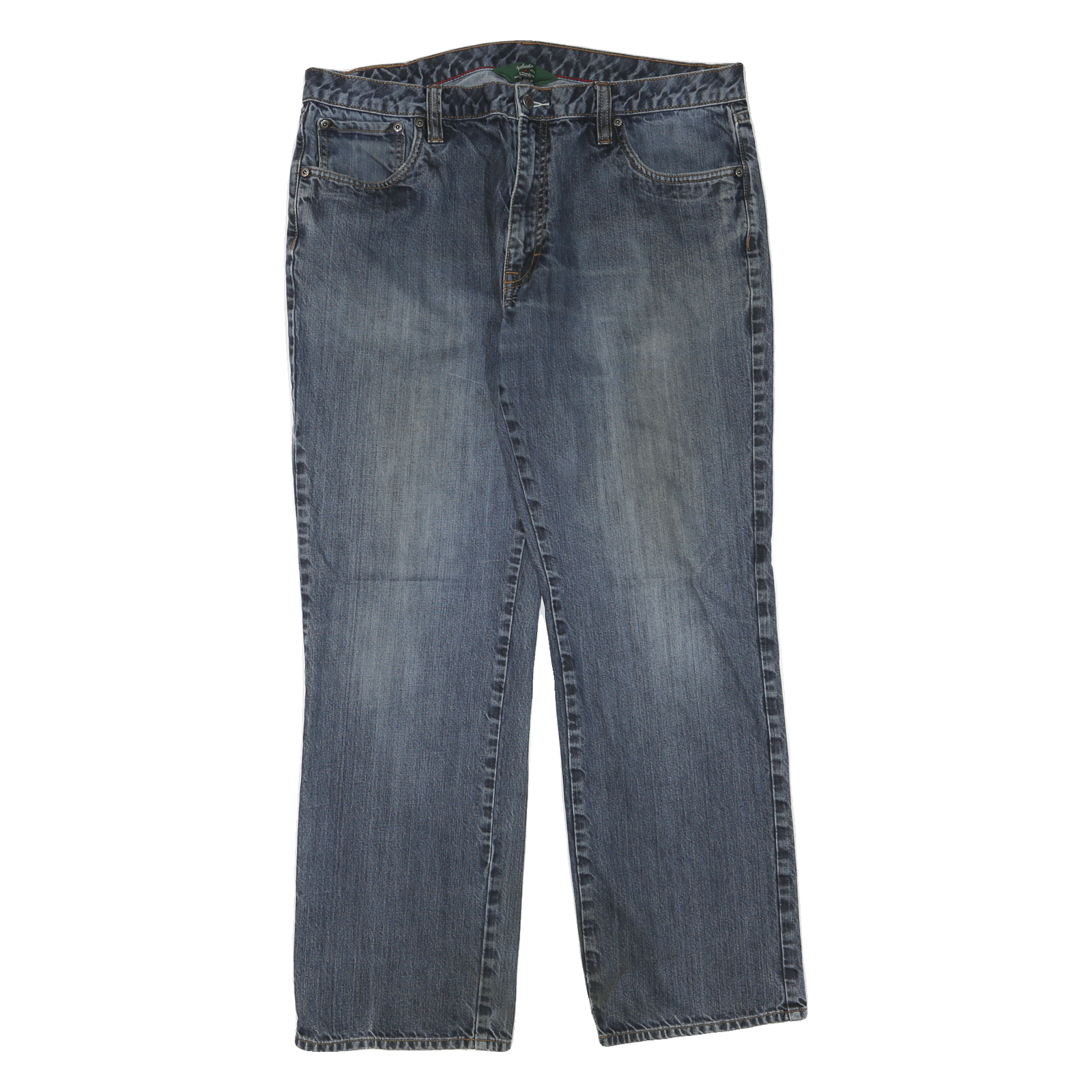 WOOLRICH Mens Jeans Blue Regular Straight Denim Medium W38 L30 Classic Design
