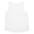ZARA Womens Vest White Sleeveless Viscose M