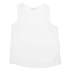 ZARA Womens Vest White Sleeveless Viscose M