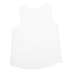 ZARA Womens Vest White Sleeveless Viscose M