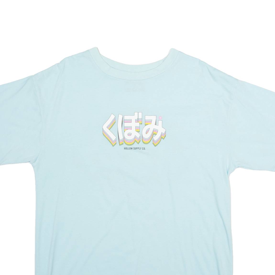 HOLLOW SUPPLY Womens T-Shirt Blue S