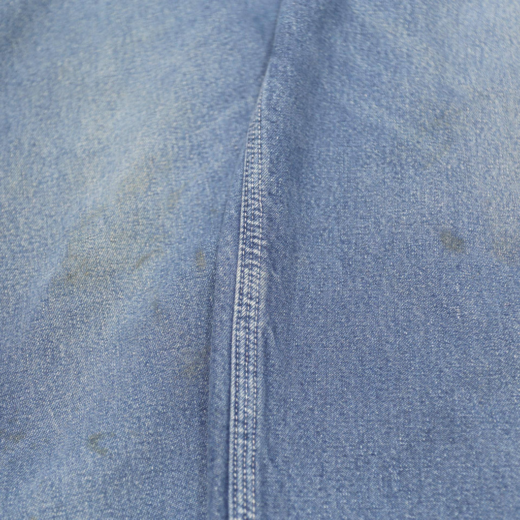 CARHARTT Blanket Lined Mens Relaxed Blue Denim Jeans W34 L30 Workwear Cotton