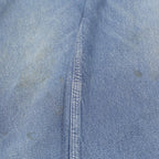 CARHARTT Blanket Lined Mens Relaxed Blue Denim Jeans W34 L30 Workwear Cotton