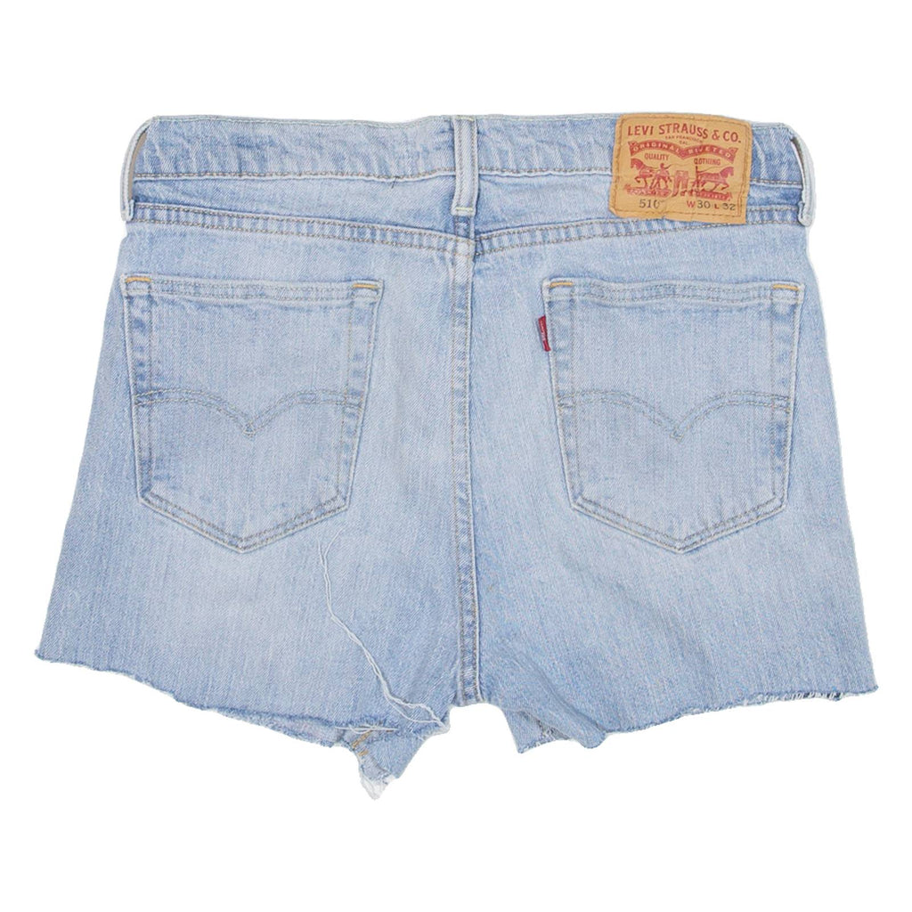 LEVI'S 510 Womens Denim Shorts Blue M W30