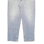 LEVI'S Mens Regular Fit Light Blue Denim Jeans W40 L32 Cotton Blend Zip