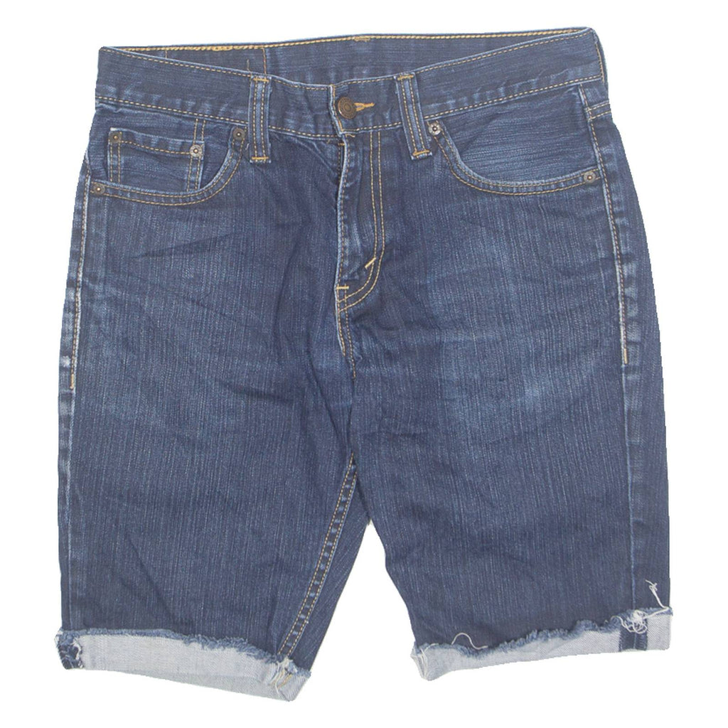 LEVI'S Cut Off Turn Up 511 Mens Denim Shorts Blue M W30