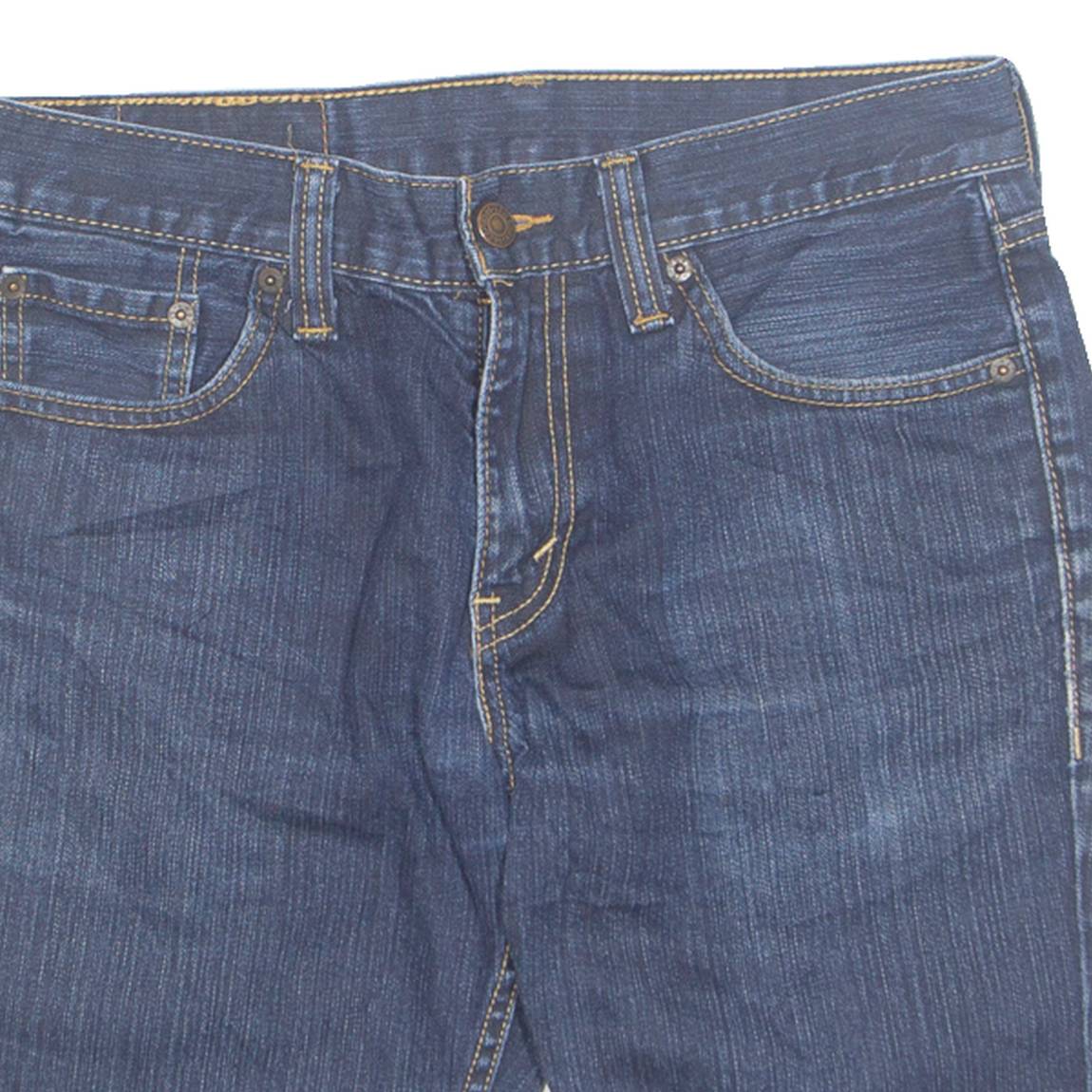 LEVI'S Cut Off Turn Up 511 Mens Denim Shorts Blue M W30