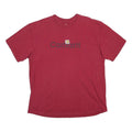 CARHARTT Mens Red XL Classic Crew Neck Graphic T-Shirt Cotton Casual Summer