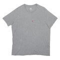 LEVI'S Mens Grey Classic T-Shirt L Short Sleeve Crew Neck Pocket Cotton Blend