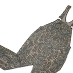 MOSSY OAK Mens Brown Cotton Dungarees Loose Fit Camouflage L W44 L30 Utility