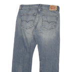 LEVI'S 501 Mens Jeans Blue Regular Straight Denim Medium W34 L32 Classic Button