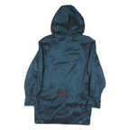 FORECASTER Womens Blue & Burgundy Hooded Jacket XS Polyester Blend Zip Outdoor