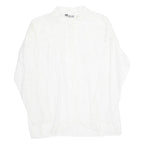 TOGETHER Womens Oversized Blouse White Long Sleeve XL