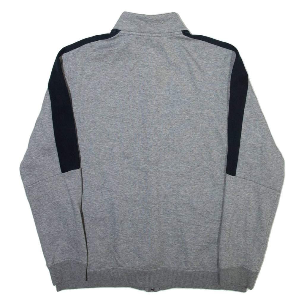 PUMA Full Zip Mens Sweatshirt Grey High Neck L